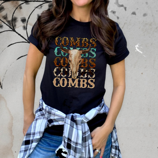 Luke Combs Bull Skull - Graphic Tee